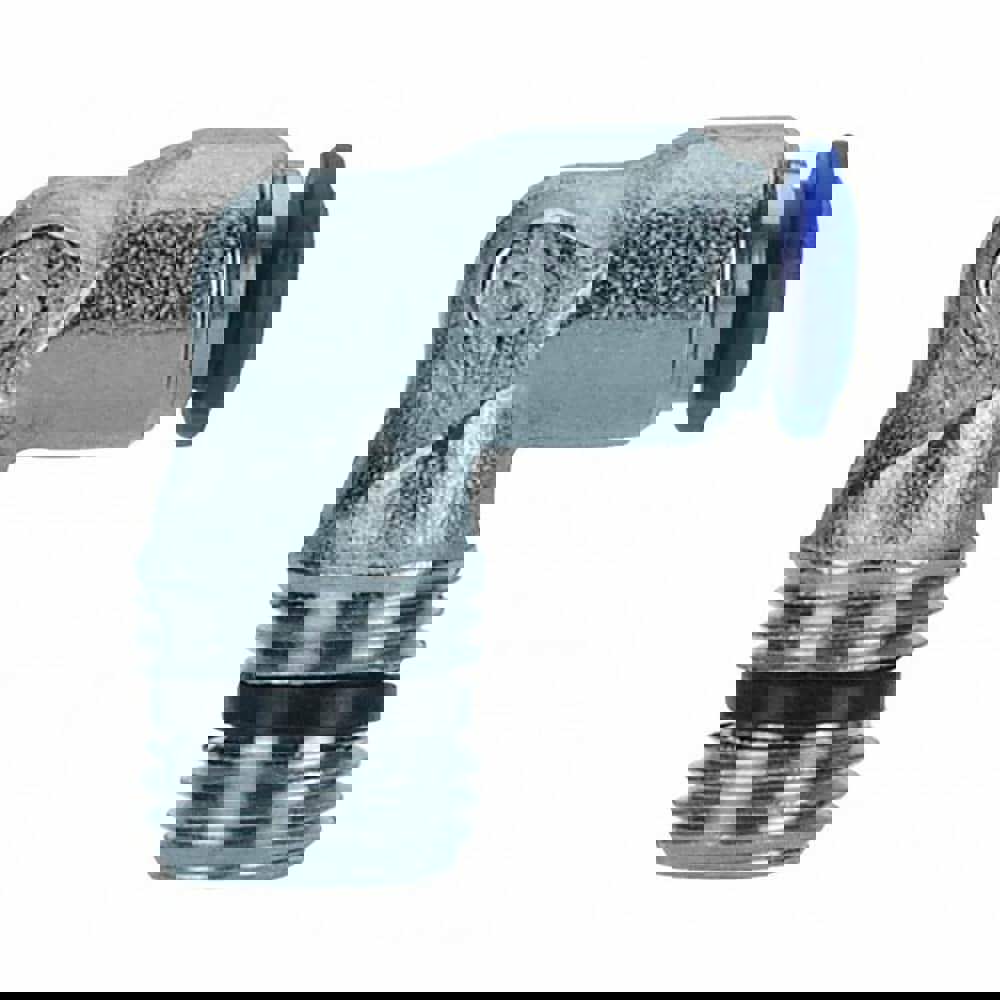 Push-To-Connect Tube to Male & Tube to Male NPT Tube Fitting: Fixed Elbow, 1/8